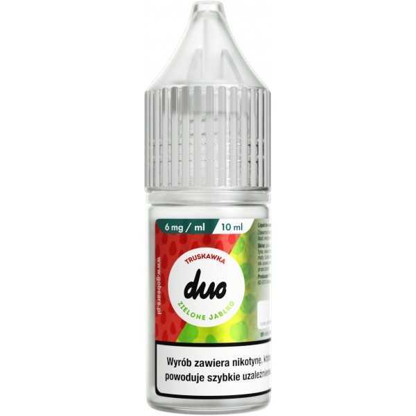 Liquid DUO Truskawka Zielone Jabłko 10ml