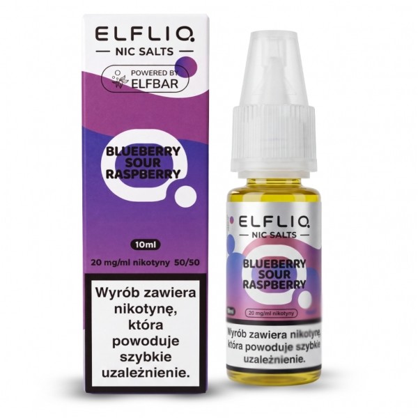 Liquid Elfliq 10ml Blueberry Sour Raspberry 20mg