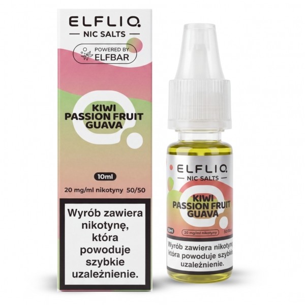 Liquid Elfliq 10ml Kiwi Passion Fruit Guava 20mg