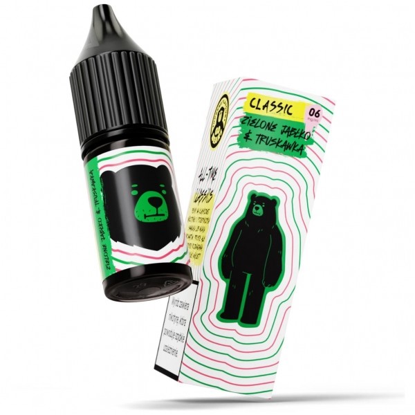 Liquid GO BEARS Classic 10ml Zielone Jabłko & Truskawka