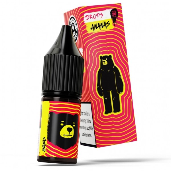 Liquid GO BEARS Drops 10ml Ananas 20mg