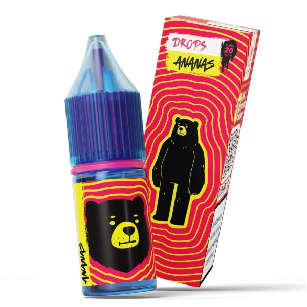 Liquid GO BEARS Drops 10ml Ananas 20mg