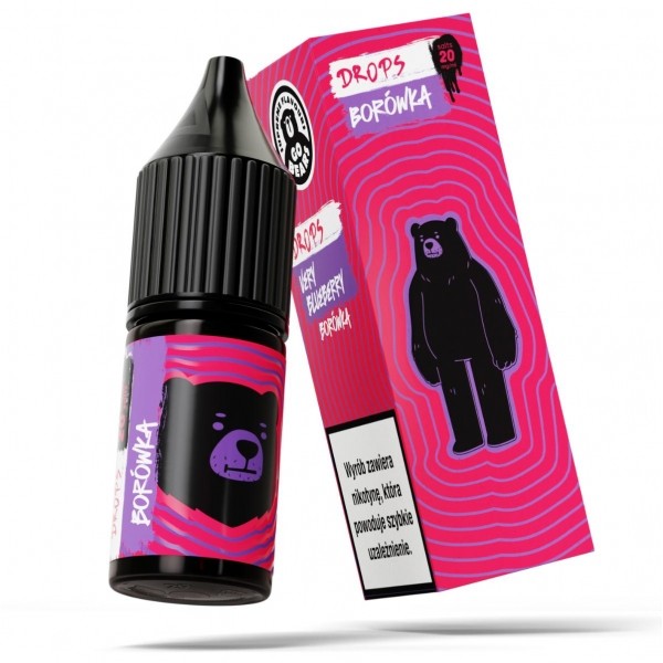 Liquid GO BEARS Drops 10ml Borówka 20mg