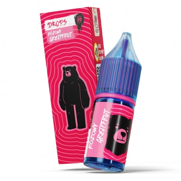 Liquid GO BEARS Drops 10ml Różowy Grejpfrut 20mg