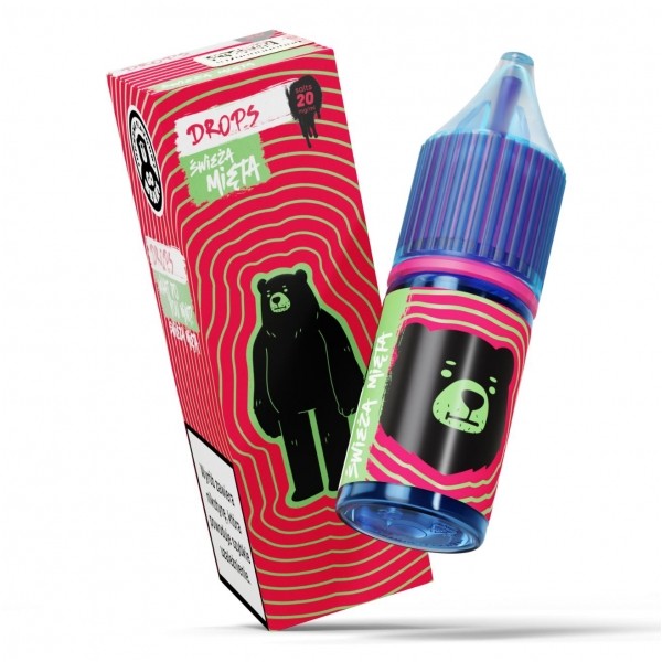 Liquid GO BEARS Drops 10ml Świeża Mięta 20mg
