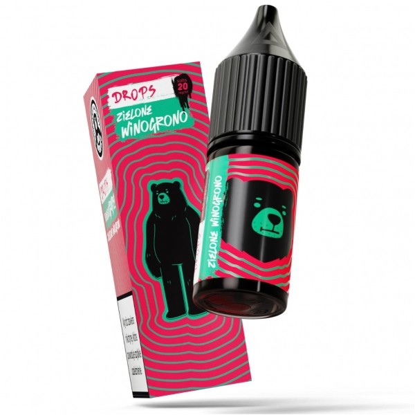 Liquid GO BEARS Drops 10ml Zielone Winogrono 20mg