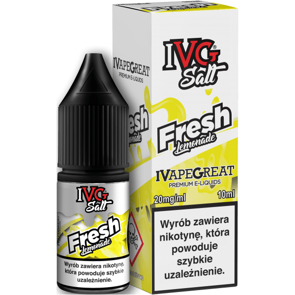 Liquid IVG Salt Fresh Lemonade 10ml 20mg