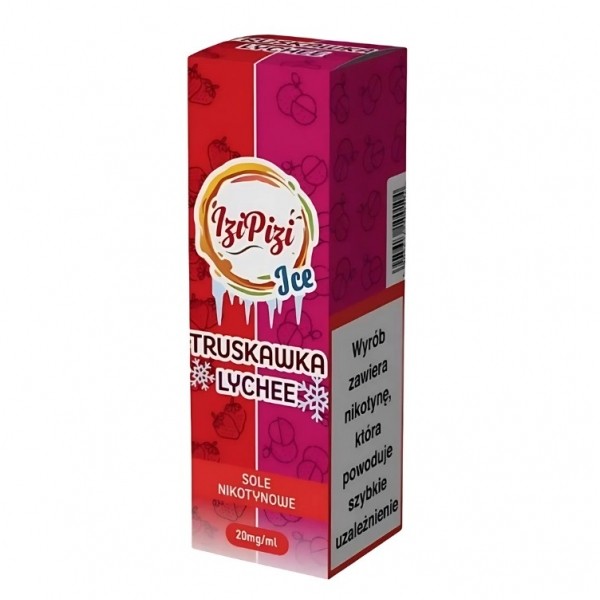 Liquid Izi Pizi Salt 10ml Truskawka Lychee Ice 20mg