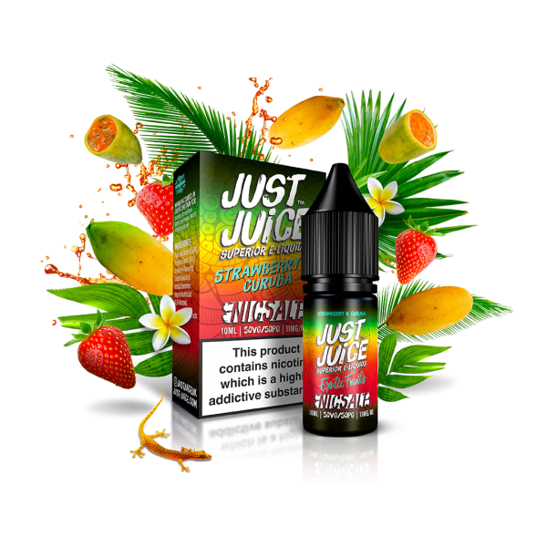 Liquid JUST JUICE 10ml Exotic Fruits Strawberry & Curuba 20mg