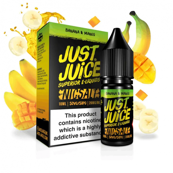 Liquid JUST JUICE 10ml Iconic Banana & Mango 20mg