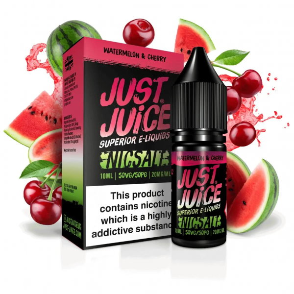 Liquid JUST JUICE 10ml Iconic Watermelon & Cherry 20mg