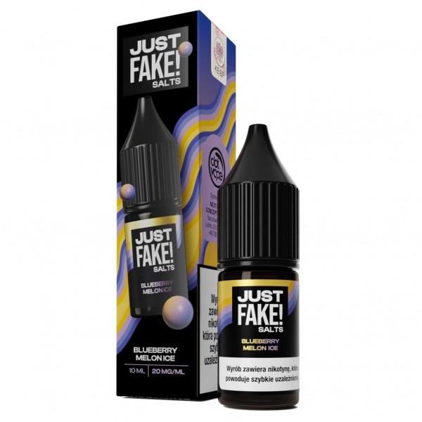 Liquid JustFAKE! Salts 10ml Blueberry Melon ICE 20mg