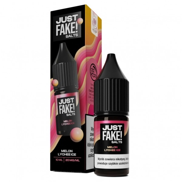 Liquid JustFAKE! Salts 10ml Melon Lychee ICE 20mg