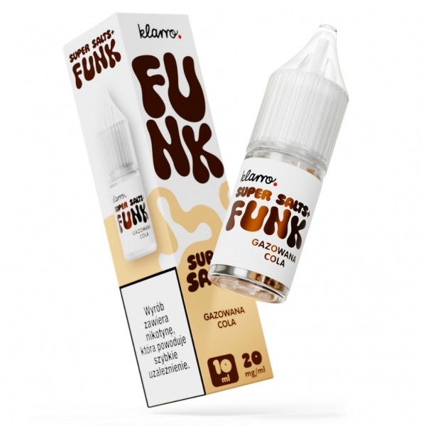 Liquid Klarro Funk Super Salts+ 10ml Gazowana Cola 20mg