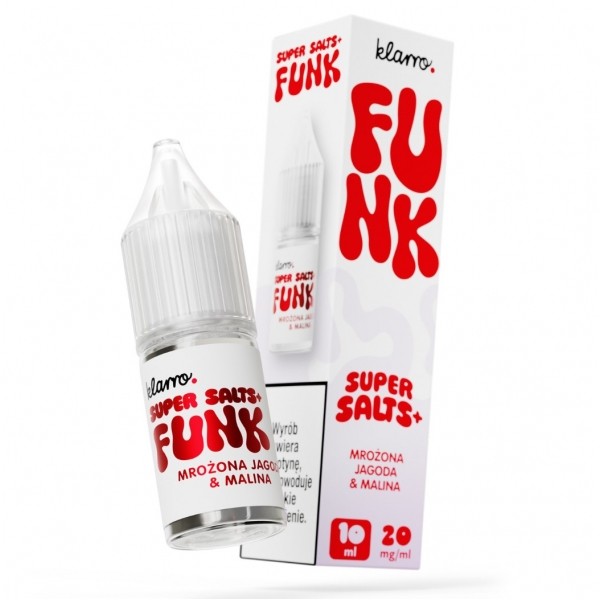 Liquid Klarro Funk Super Salts+ 10ml Mrożona Jagoda Malina 20mg