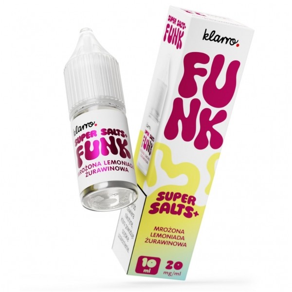 Liquid Klarro Funk Super Salts+ 10ml Mrożona Lemoniada Żurawinowa 20mg