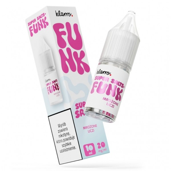 Liquid Klarro Funk Super Salts+ 10ml Mrożone Liczi 20mg