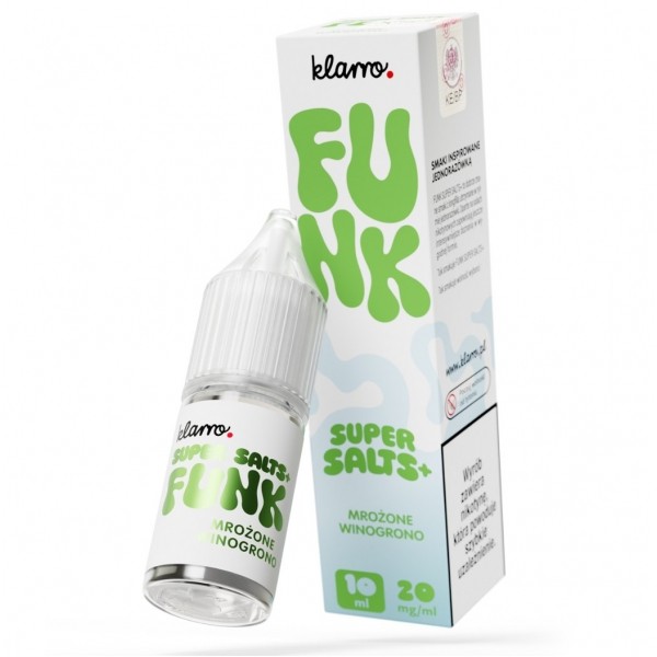 Liquid Klarro Funk Super Salts+ 10ml Mrożone Winogrono 20mg