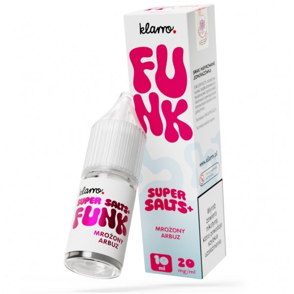 Liquid Klarro Funk Super Salts+ 10ml Mrożony Arbuz 20mg