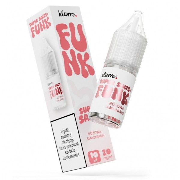 Liquid Klarro Funk Super Salts+ 10ml Różowa Lemoniada 20mg