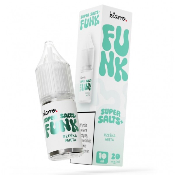 Liquid Klarro Funk Super Salts+ 10ml Rześka Mięta 20mg