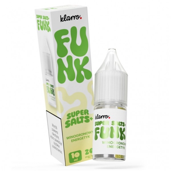 Liquid Klarro Funk Super Salts+ 10ml Winogronowy Energetyk 20mg