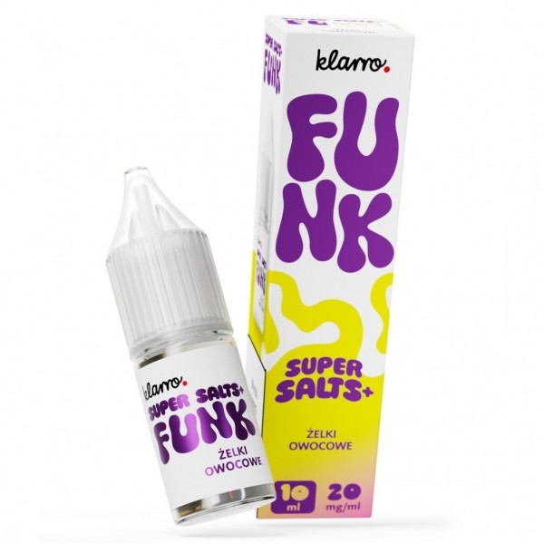 Liquid Klarro Funk Super Salts+ 10ml Żelki Owocowe 20mg