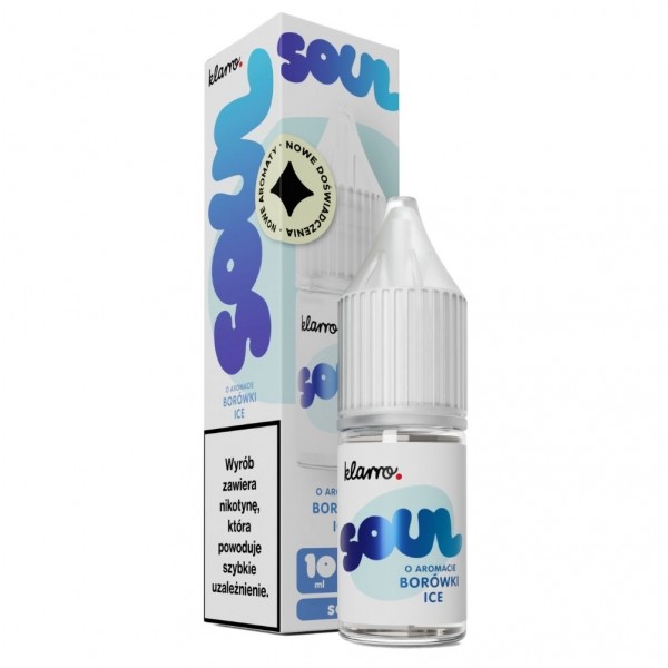 Liquid Klarro Soul Salt 10ml Borówka Ice 20mg
