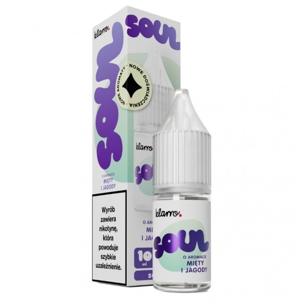 Liquid Klarro Soul Salt 10ml Mięta Jagoda 20mg