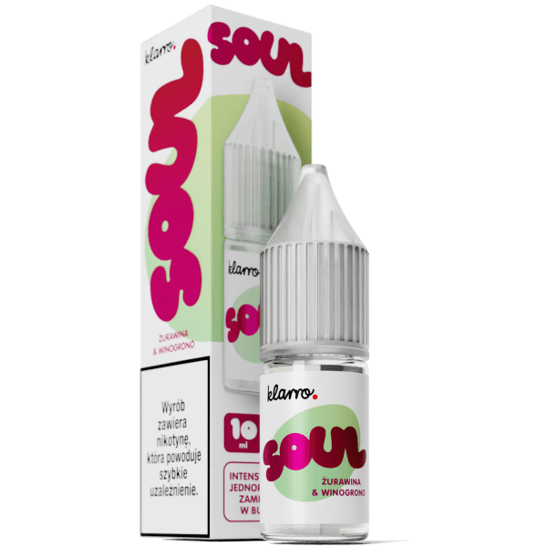 Liquid KLARRO Soul Salt 10ml Żurawina Winogrono 20mg