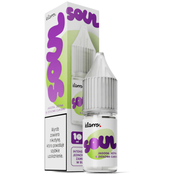 Liquid KLARRO Soul Salt Jagody z Cukierkami Ziołowymi 10ml 20mg