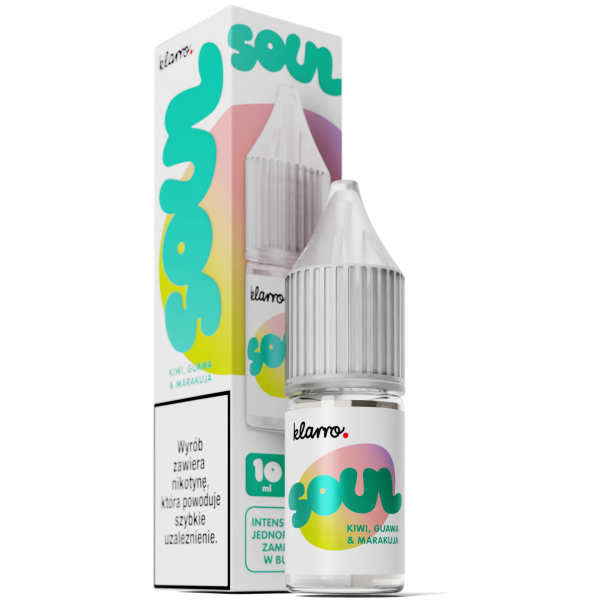 Liquid KLARRO Soul Salt Kiwi Marakuja Guawa 10ml 20mg