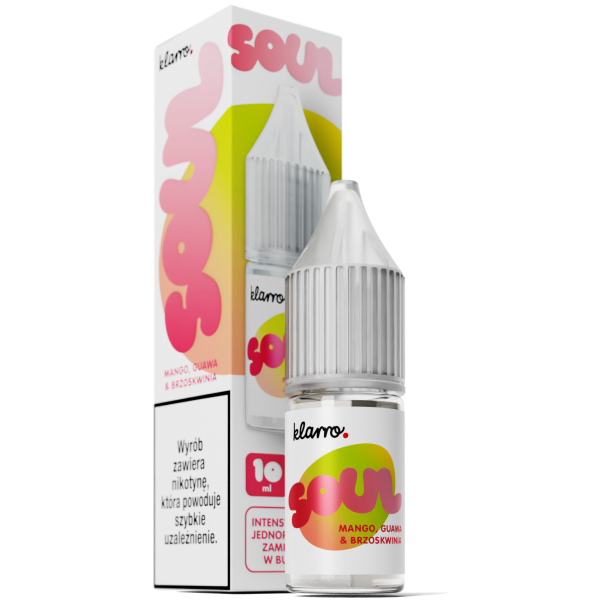 Liquid KLARRO Soul Salt Mango Brzoskwinia Guawa 10ml 20mg