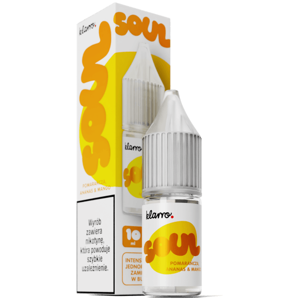 Liquid KLARRO Soul Salt Pomarańcza Ananas Mango 10ml 20mg