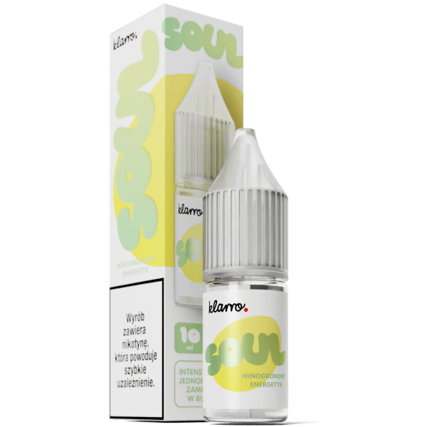 Liquid KLARRO Soul Salt Winogronowy Energetyk 10ml 20mg