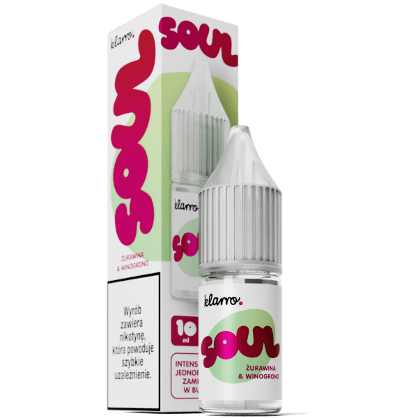 Liquid KLARRO Soul Salt Żurawina Winogrono 10ml 20mg