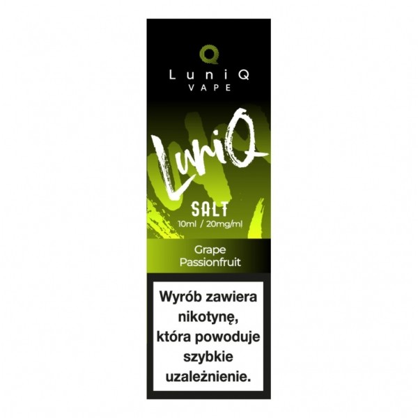 Liquid LuniQ Salt 10ml Grape Passionfruit 20mg