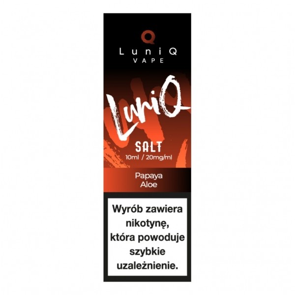 Liquid LuniQ Salt 10ml Papaya Aloe 20mg