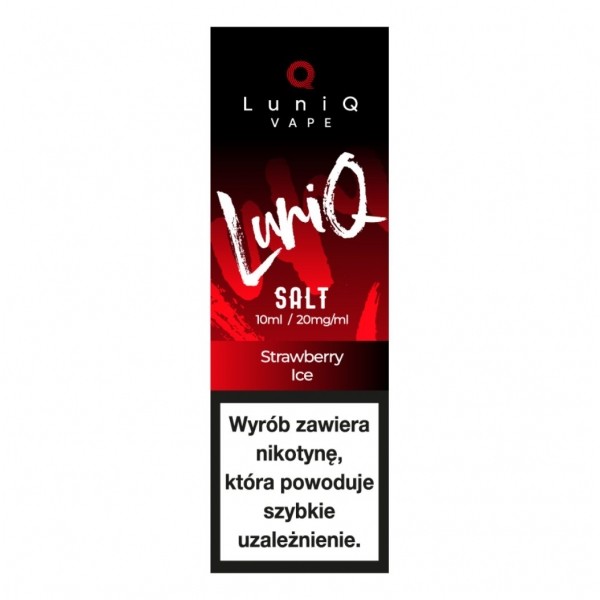 Liquid LuniQ Salt 10ml Strawberry Ice 20mg