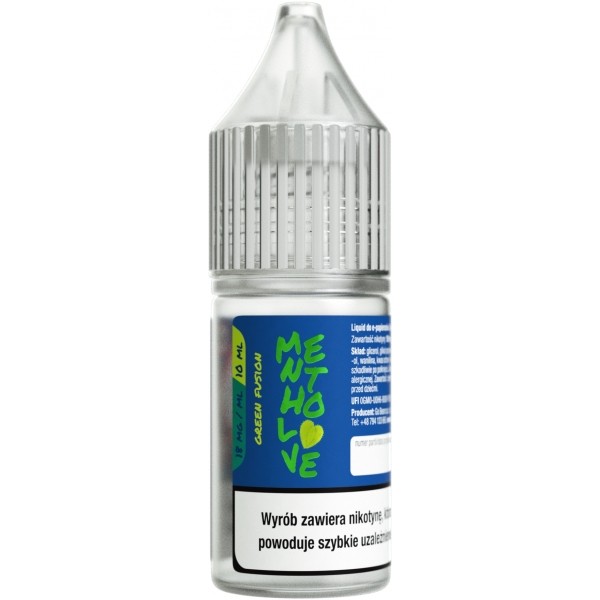 Liquid MENTHOLOVE Green Fusion 10ml
