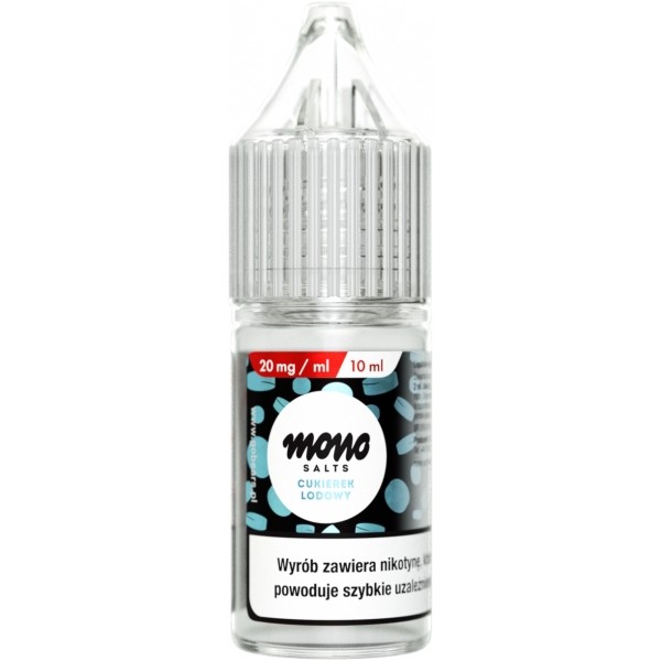 Liquid MONO Salt 10ml Cukierek Lodowy 20mg