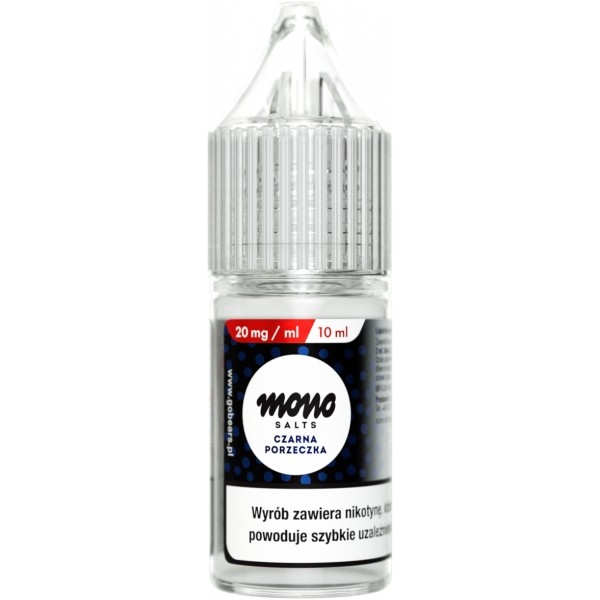 Liquid MONO Salt Czarna Porzeczka 10ml 20mg