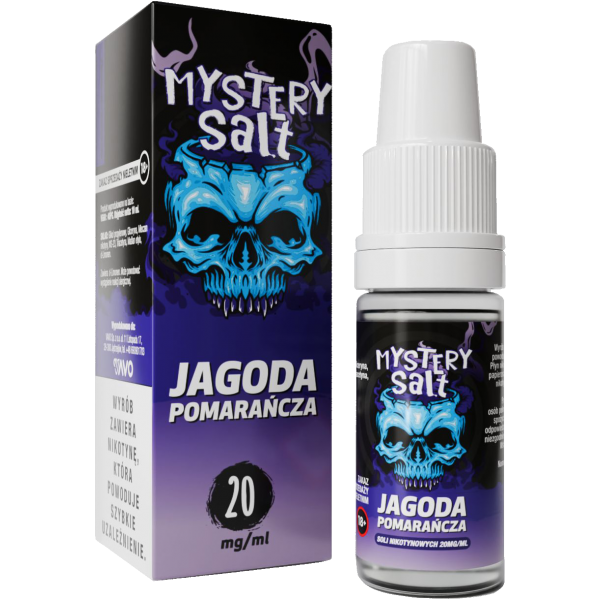 Liquid MYSTERY Salt 10ml Jagoda Pomarańcza 20mg