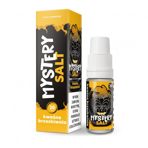 Liquid Mystery Salt 10ml Kwaśna Brzoskwinia 20mg