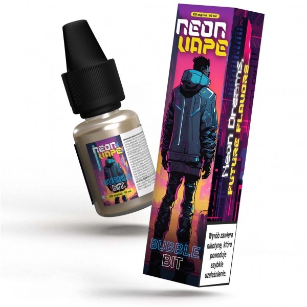 Liquid Neon Vape Salt 10ml Bit Bubble 20mg