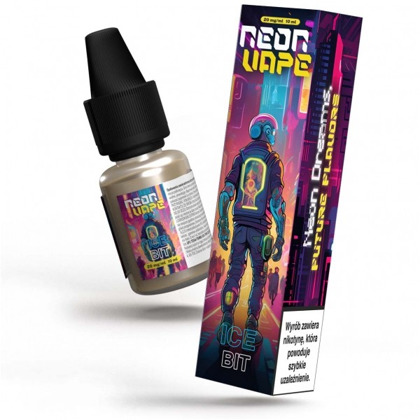 Liquid Neon Vape Salt 10ml Ice Bit 20mg