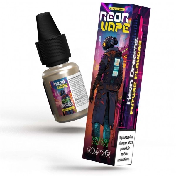 Liquid Neon Vape Salt 10ml Kiwi Surge 20mg