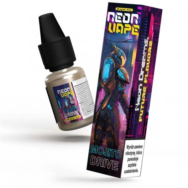 Liquid Neon Vape Salt 10ml Mojito Drive 20mg