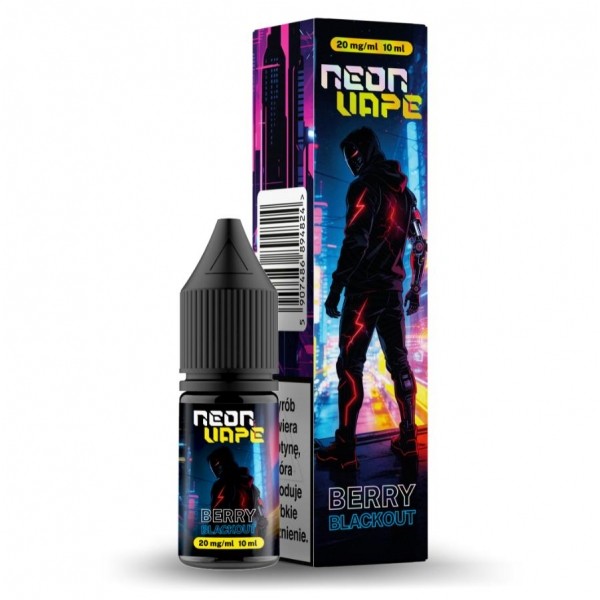 Liquid Neon Vape Salt Riot 10ml Berry Blackout 20mg