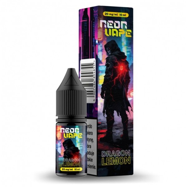 Liquid Neon Vape Salt Riot 10ml Dragon Lemon 20mg